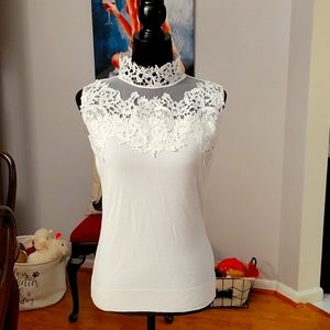 Beautiful cream lacy top